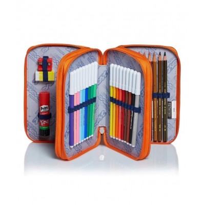 Astuccio Scuola Azzurro (22 x 10 x 7 cm) - BigBuy School - Idee regalo