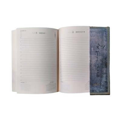 Agenda Midi Paperblanks 2024, 12 mesi, Giornaliera, Wilde, L'Importanza di Chiamarsi Ernesto - 13 x 18 cm