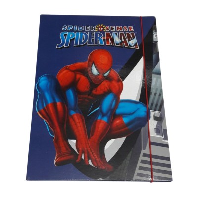Cartellina 3 Lembi Con Elastico Spider-Man