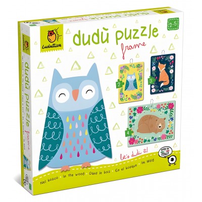 Puzzle Frame Dudù 2-3-4 Pezzi Nel Bosco – Ludattica